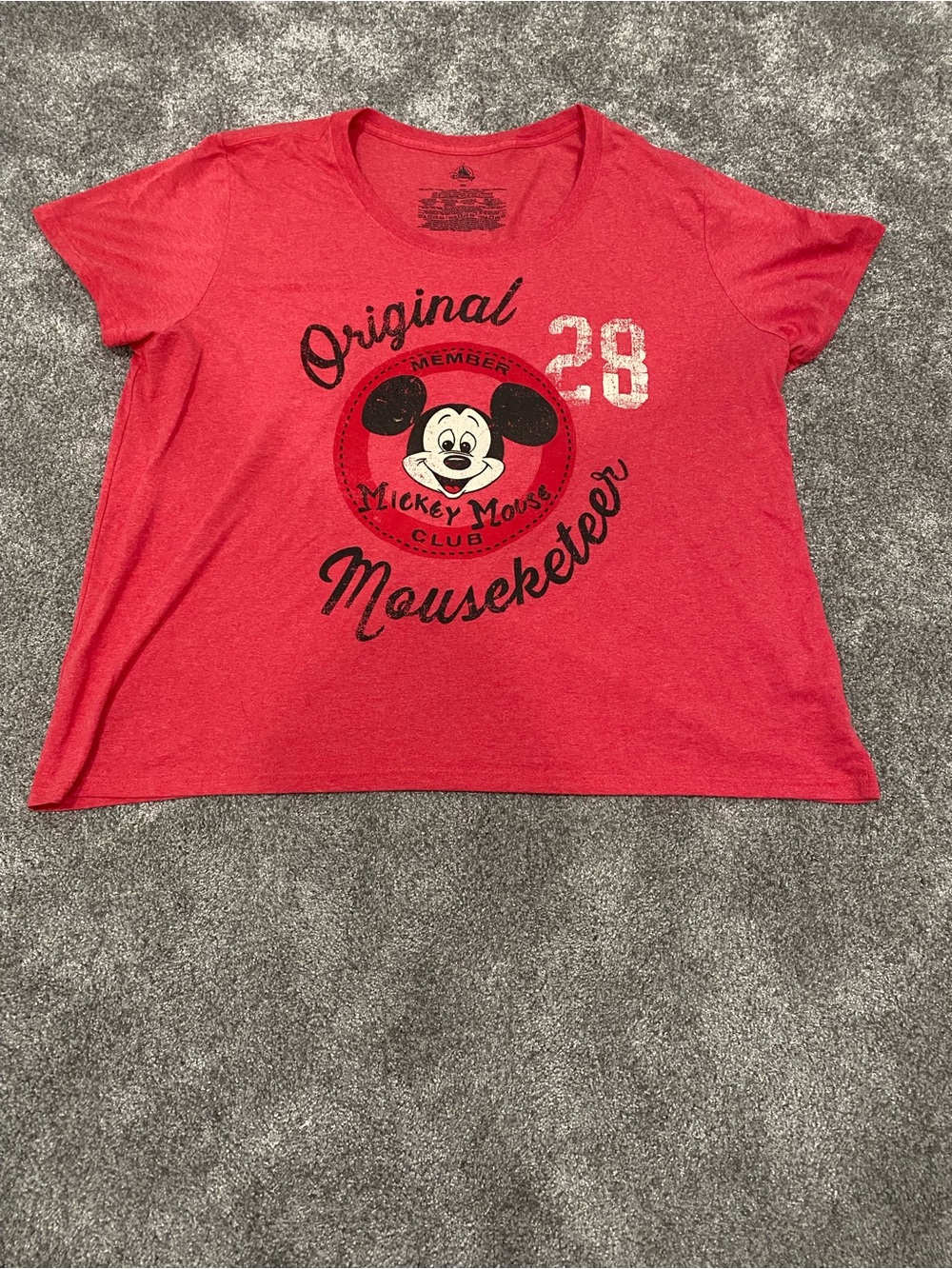 Disney Original Mouseketeer Mickey Mouse Club Shirt Short Sleeve T-Shirt 4XL